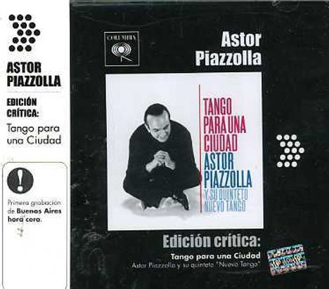 Astor Piazzolla (1921-1992): Tango para una ciudad, CD