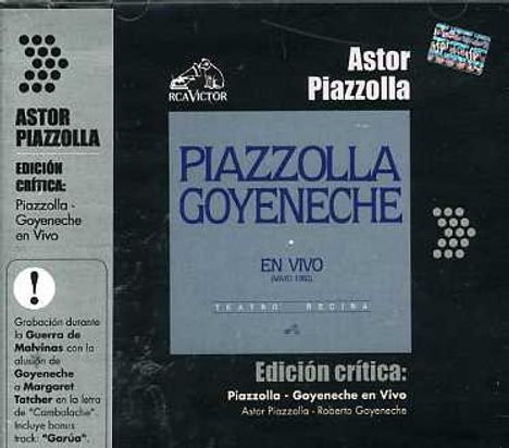 Astor Piazzolla (1921-1992): Edicion Critica, CD