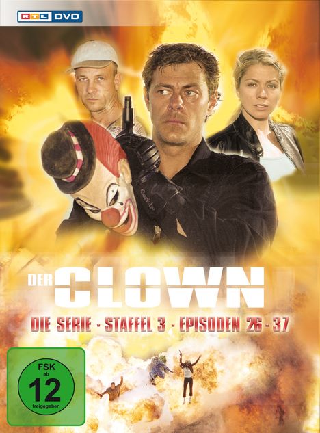 Der Clown - Die Serie Staffel 3, 3 DVDs