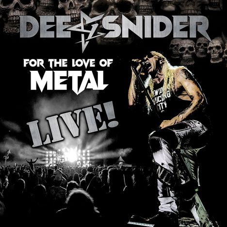 Dee Snider: For The Love Of Metal: Live! (Limited Edition), 2 LPs und 1 DVD
