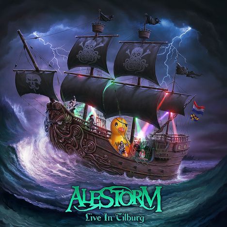 Alestorm: Live In Tillburg (Limited Edition) (Mediabook), 1 CD, 1 DVD und 1 Blu-ray Disc