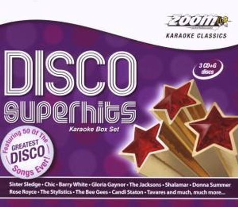 Karaoke &amp; Playback: Karaoke Disco Superhits, 3 CDs