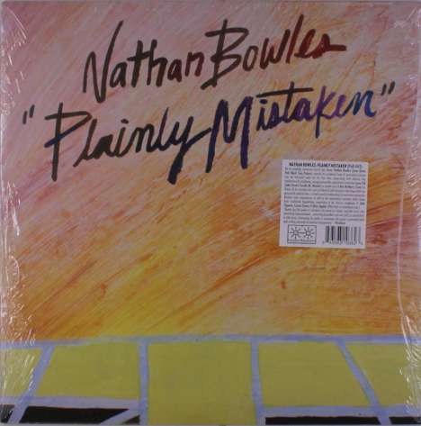 Nathan Bowles: Plainly Mistaken, LP