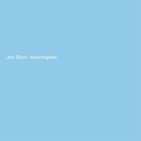 Jon Brion: Meaningless, CD
