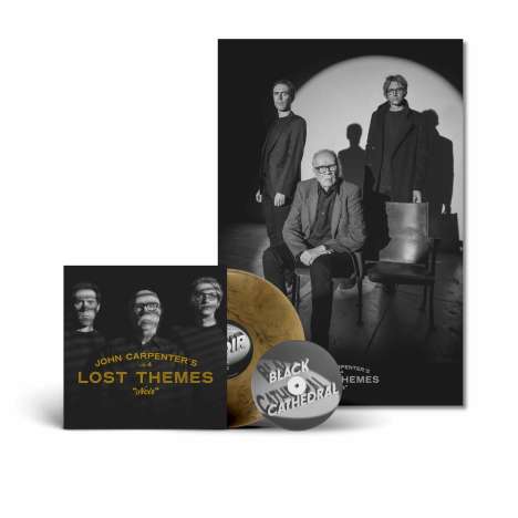 John Carpenter (geb. 1948): Lost Themes IV: Noir (Limited Edition) (Tan &amp; Black Marbled Vinyl), 1 LP und 1 Single 7"