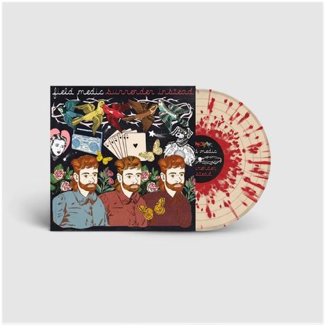 Field Medic: Surrender Instead (Bone/Red Splatter Vinyl), LP