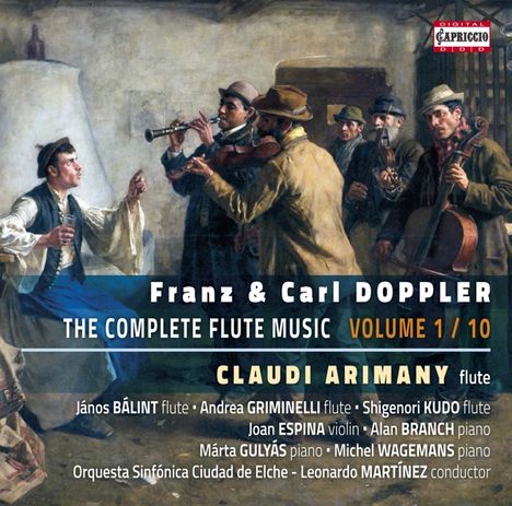 Franz (1821-1883) &amp; Carl (1825-1900) Doppler: Kammermusik mit Flöte Vol.1, CD