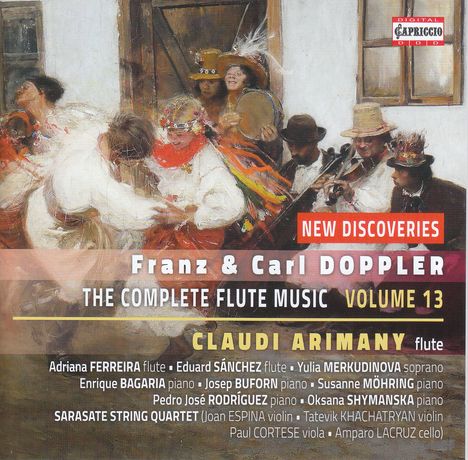 Franz (1821-1883) &amp; Carl (1825-1900) Doppler: Kammermusik mit Flöte Vol.13, CD