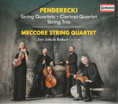 Krzysztof Penderecki (1933-2020): Streichquartette Nr.1-4, CD