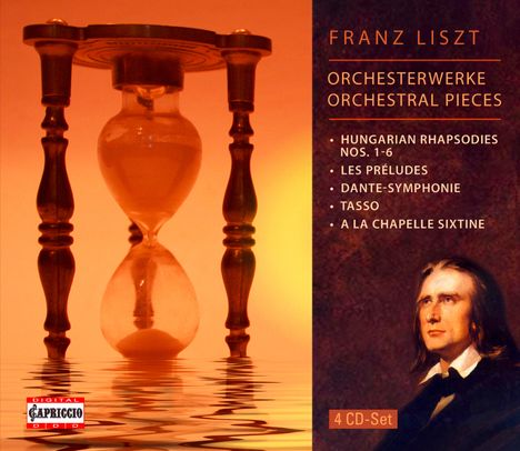 Franz Liszt (1811-1886): Orchesterwerke, 4 CDs