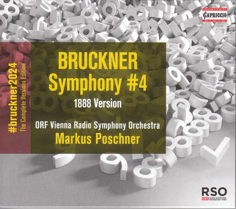 Anton Bruckner (1824-1896): Bruckner 2024 "The Complete Versions Edition" - Symphonie Nr.4 Es-Dur WAB 104 "Romantische" (1888), CD