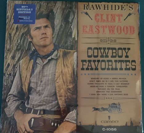 Clint Eastwood: Rawhide's Clint Eastwood Sings Cowboy Favorites (Limited Edition) (Red Vinyl), LP
