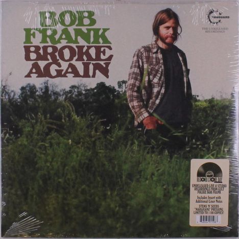 Bob Frank: Broke Again - The Unreleased Recordings (RSD 2024) (Limited Edition) (Marijuana Vinyl), LP