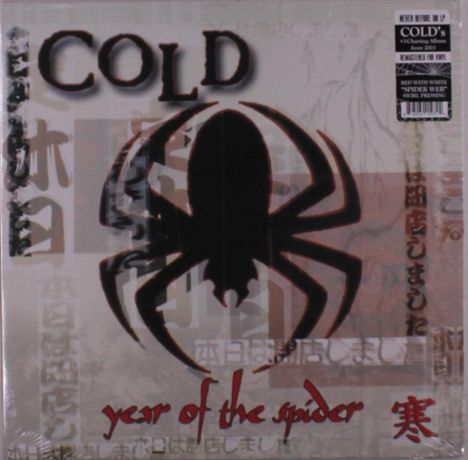Cold: Year Of The Spider (remastered) (Red w/ White Swirl Vinyl), LP