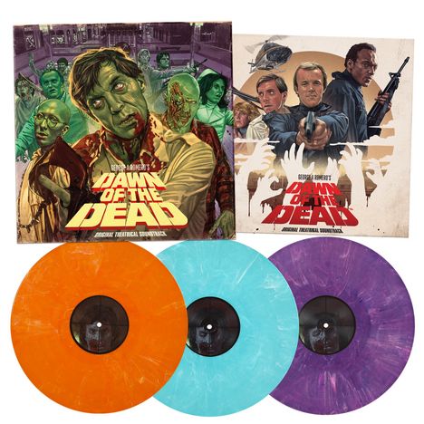 Filmmusik: Dawn Of The Dead (180g) (Limited Edition) (Colored Vinyl), 2 LPs und 1 CD