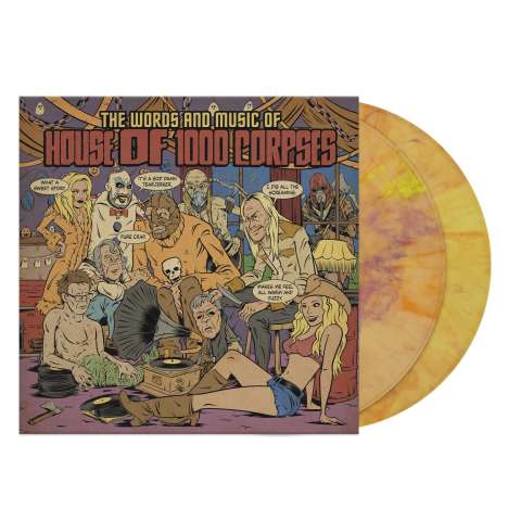 Rob Zombie: Filmmusik: The Words &amp; Music Of House Of 1000 Corpses (Limited Edition) (Halloween Party Vinyl), 2 LPs