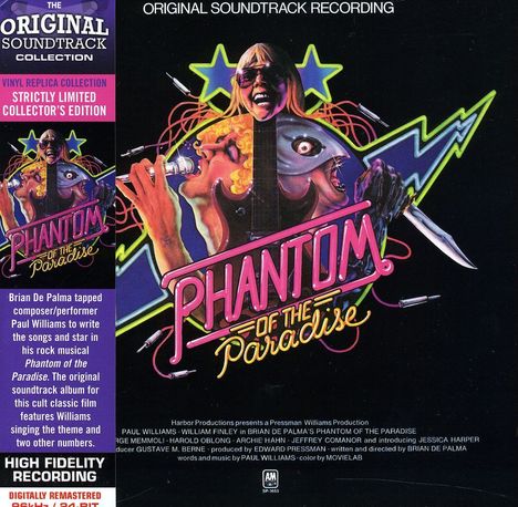 Paul Williams: Filmmusik: Phantom Of The Paradise (O.S.T.) (Limited Edition), CD