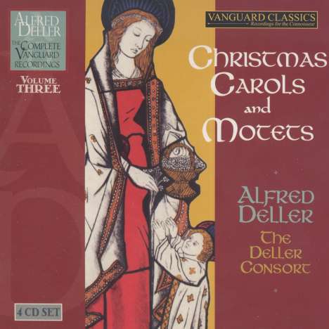 Alfred Deller Edition Vol.3 - Christmas Carols &amp; Motets, 4 CDs