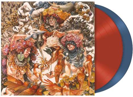 Baroness: Gold &amp; Grey (Indie Retail Exklusive) (Limited-Edition) (Translucent Red &amp; Blue Vinyl), 2 LPs