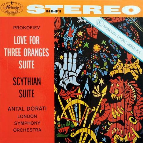 Serge Prokofieff (1891-1953): Die Liebe zu den drei Orangen-Suite (180g), 2 LPs