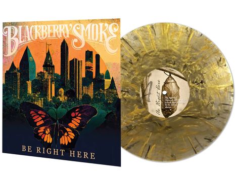 Blackberry Smoke: Be Right Here (180g) (Indie Exclusive Edition) (Gold Birdwing Vinyl), LP