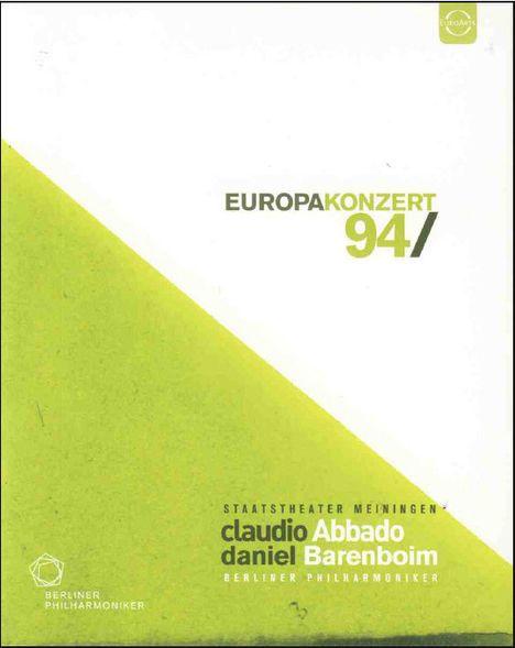 Berliner Philharmoniker - Europakonzert 1994 (Meiningen), Blu-ray Disc
