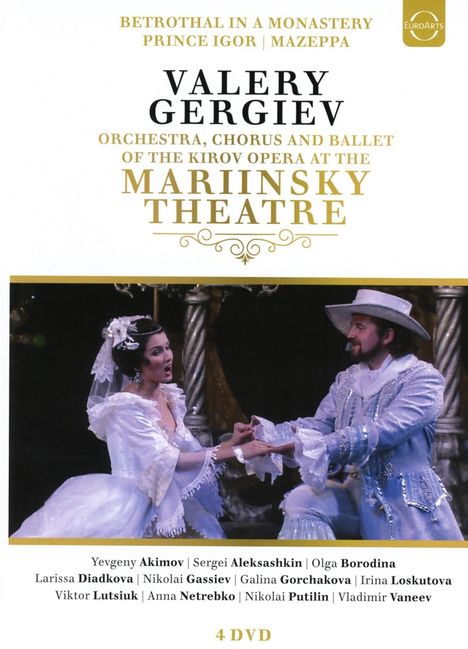 Russian Opera at Mariinksy Theatre (Kirov Opera), 4 DVDs