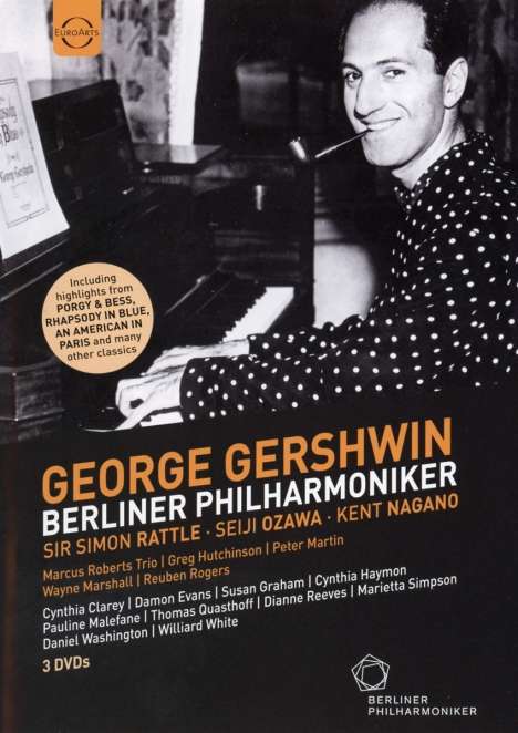 George Gershwin (1898-1937): George Gershwin - Berliner Philharmoniker, 3 DVDs