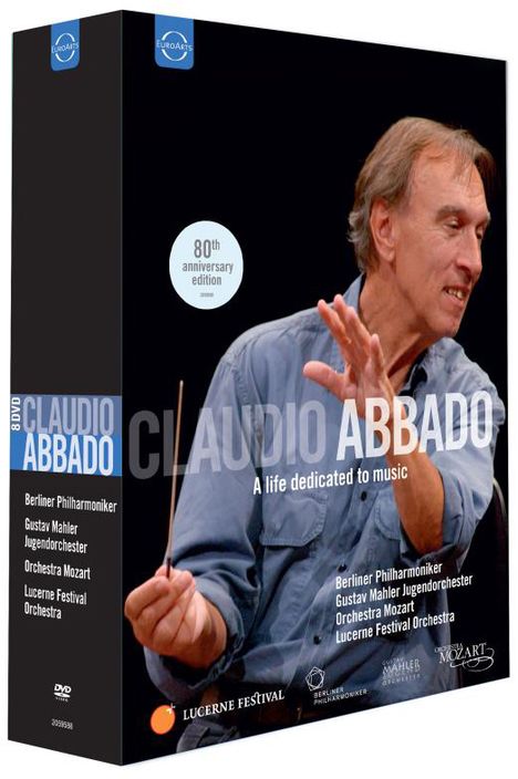Claudio Abbado  - A Life dedicated to Music, 8 DVDs