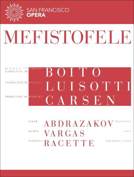 Arrigo Boito (1842-1918): Mefistofele, 2 DVDs
