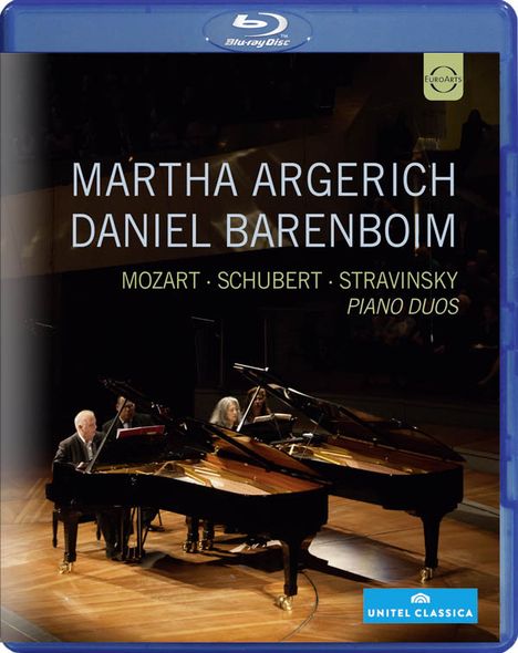 Martha Argerich &amp; Daniel Barenboim - Piano Duos, Blu-ray Disc