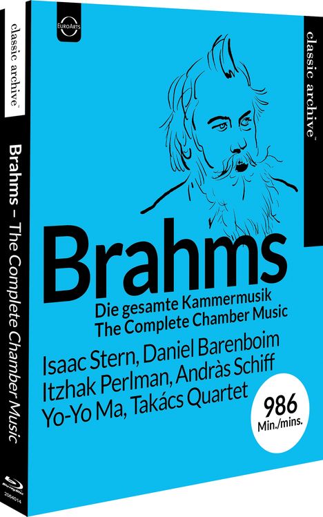 Johannes Brahms (1833-1897): Kammermusik (Gesamt-Aufnahme), Blu-ray Disc