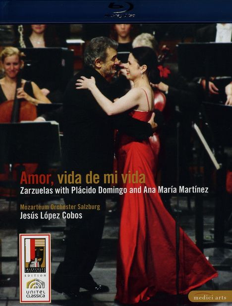 Placido Domingo &amp; Ana Maria Martinez - Amor, vida de mi vida, Blu-ray Disc
