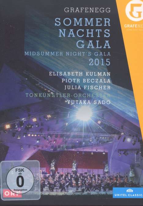 Tonkünstler-Orchester - Grafenegg Sommernachtsgala 2015, DVD