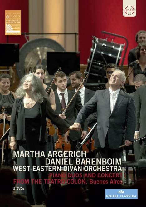 Martha Argerich &amp; Daniel Barenboim - Piano Duos and Concert from the Teatro Colon, Buenos Aires, 2 DVDs