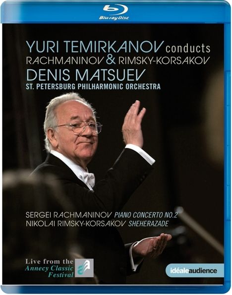 Yuri Temirkanov conducts Rachmaninoff & Rimsky-Korssakoff, Blu-ray Disc