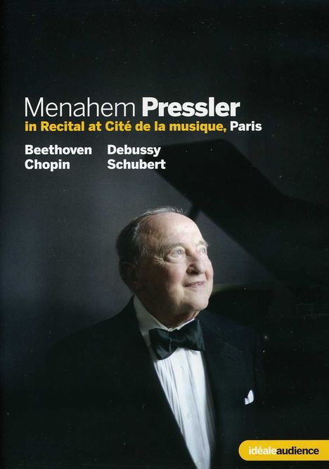 Menahem Pressler in Recital at Cité de la musique in Paris, DVD
