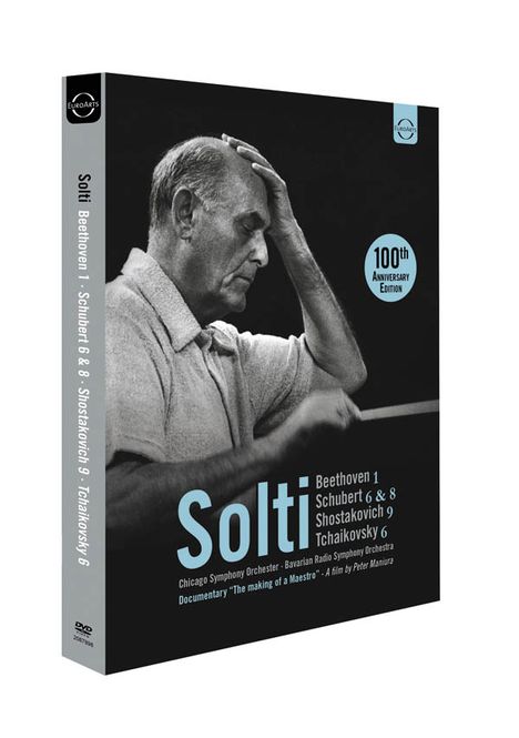 Sir Georg Solti - 100th Anniversary Edition, 3 DVDs