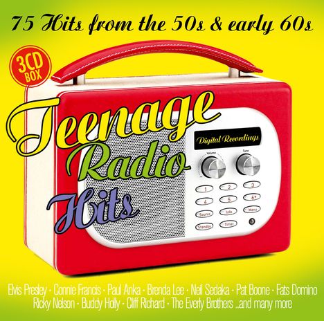 Teenage Radio Hits, 3 CDs