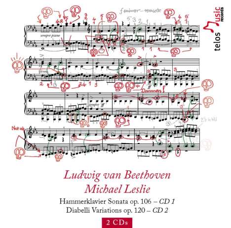 Ludwig van Beethoven (1770-1827): Klaviersonate Nr.29 "Hammerklavier", 2 CDs