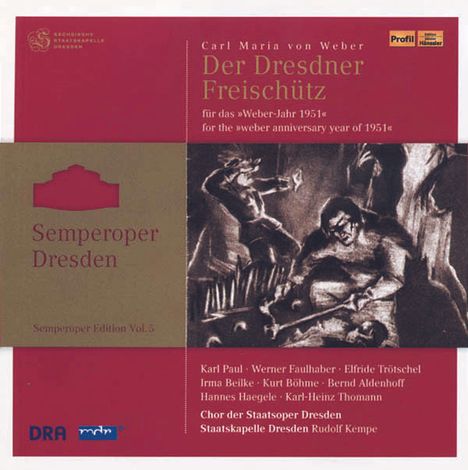 Carl Maria von Weber (1786-1826): Der Freischütz, 3 CDs