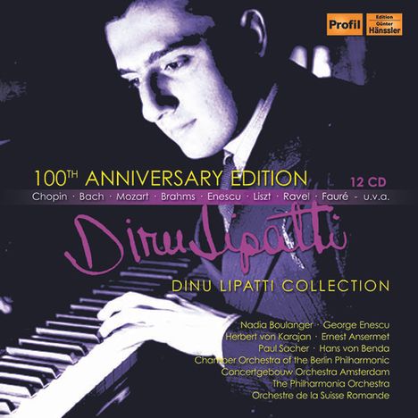 Dinu Lipatti - 100th Anniversary Edition, 12 CDs
