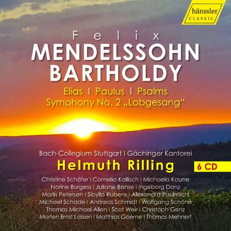 Felix Mendelssohn Bartholdy (1809-1847): Geistliche Chorwerke, 6 CDs
