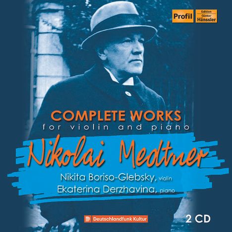 Nikolai Medtner (1880-1951): Sämtliche Werke für Violine &amp; Klavier, 2 CDs