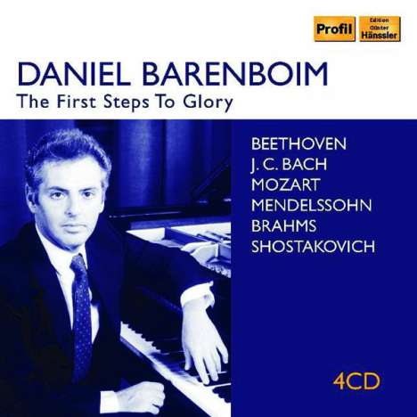 Daniel Barenboim – The First Steps To Glory, 4 CDs