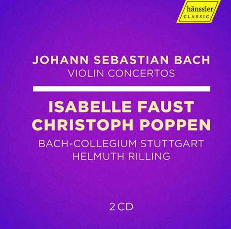 Johann Sebastian Bach (1685-1750): Violinkonzerte BWV 1041-1043,1052,1056,1064, 2 CDs