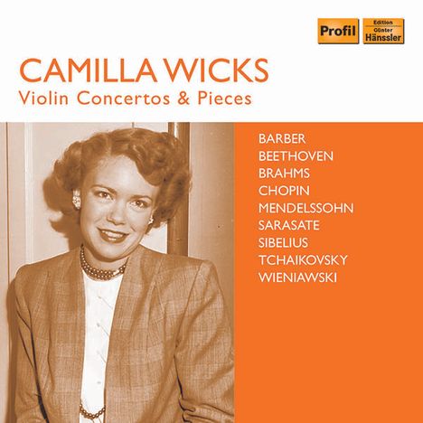 Camilla Wicks - Violin Concertos &amp; Pieces, 4 CDs