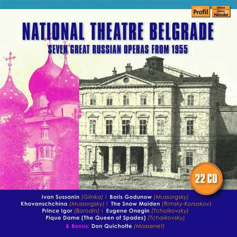 National Theatre Belgrade - 7 Great Russian Operas from 1955, 22 CDs