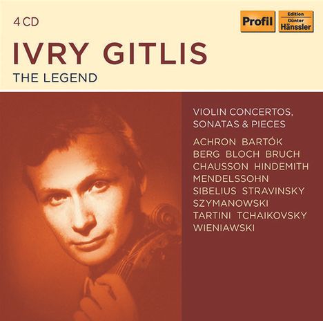 Ivry Gitlis - The Legend, 4 CDs