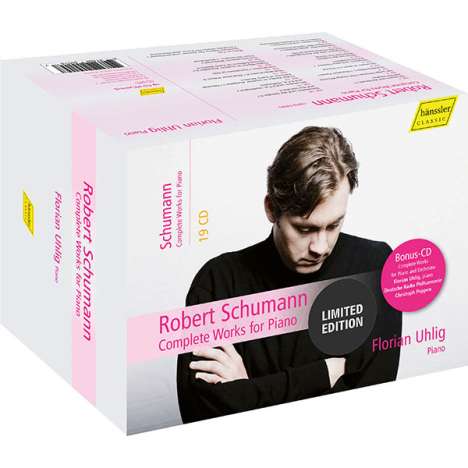Robert Schumann (1810-1856): Sämtliche Klavierwerke (Florian Uhlig / Hänssler Classic Edition Vol.1-16), 19 CDs